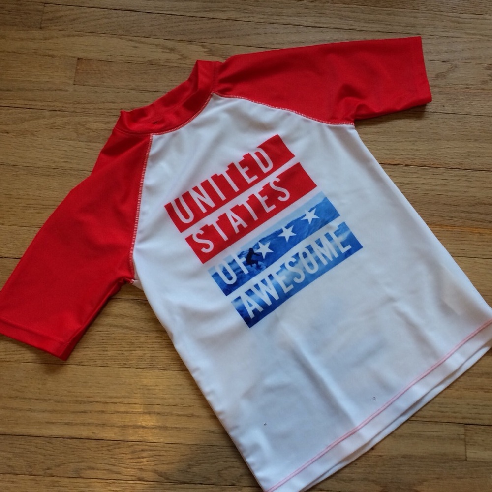 Size Small Patriotic Old Navy Rash Guard